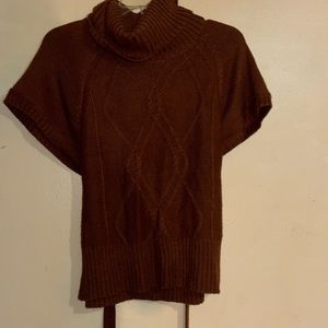 APT. 9 Short Sleeve Turtle Neck Sweater